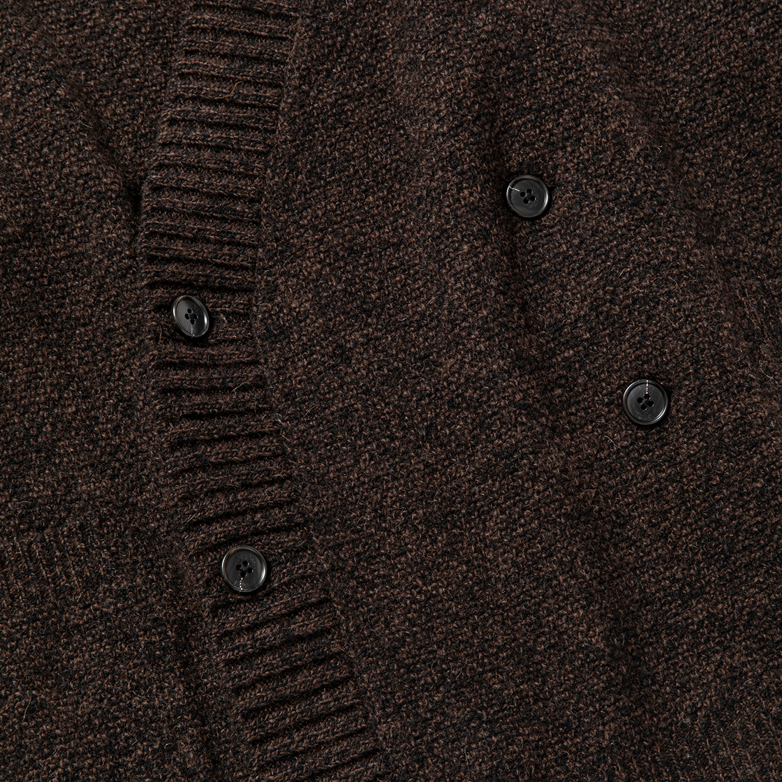 Double Knit Cardigan / Charcoal