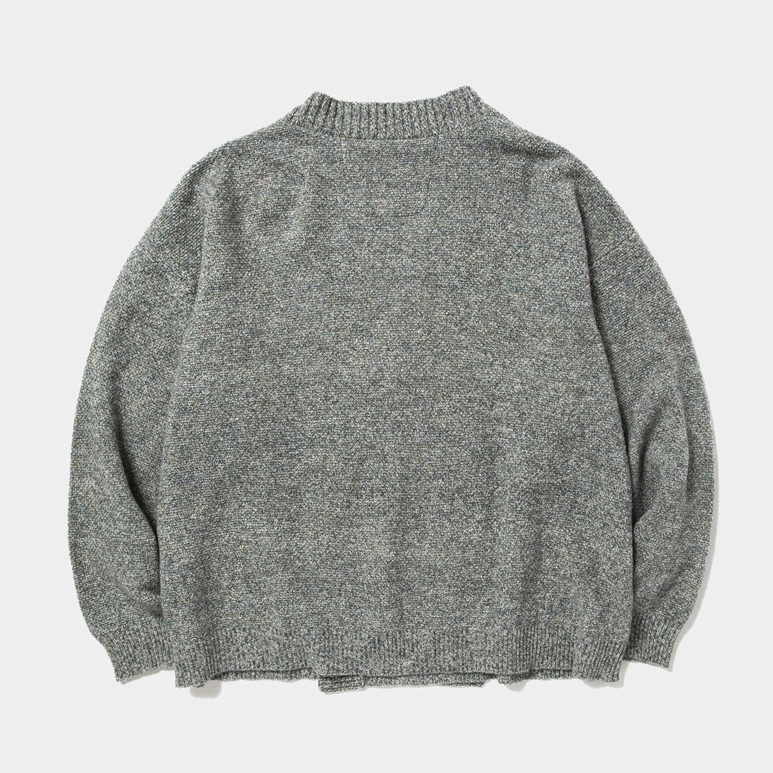 Double Knit Cardigan / Blue Grey