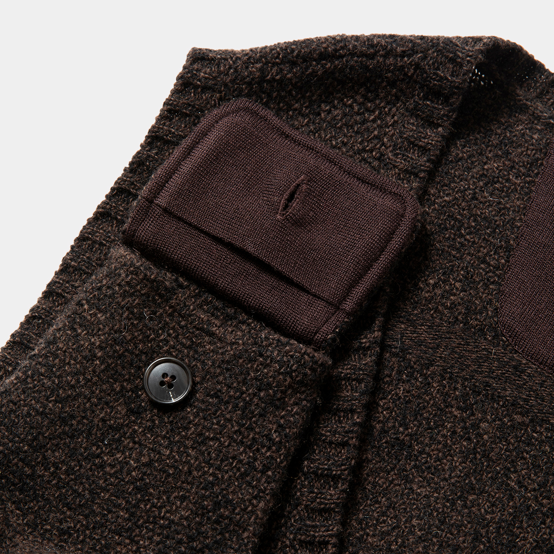Knit Luggage Vest / Charcoal