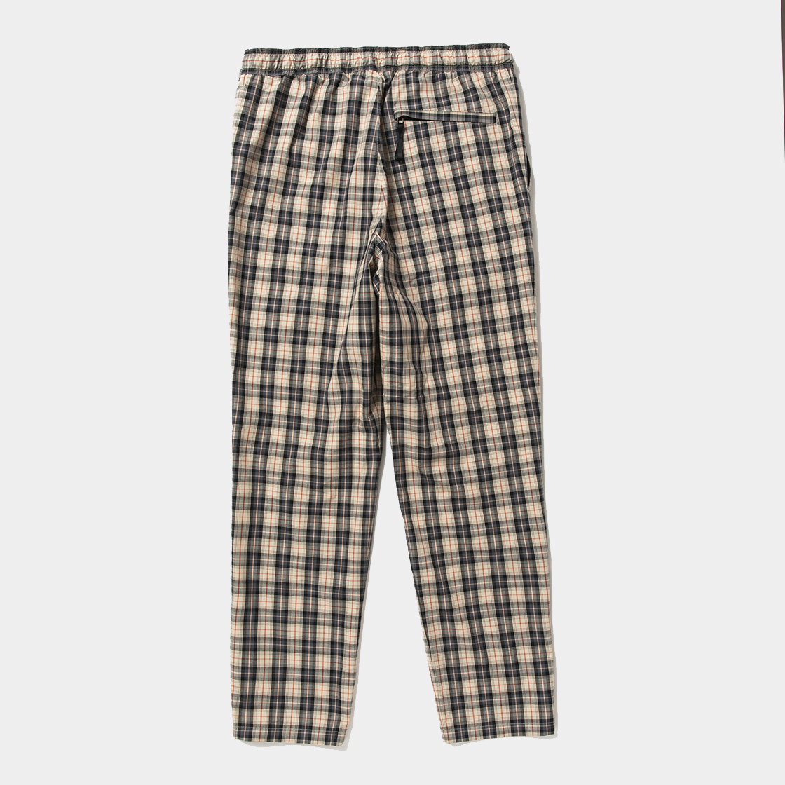 Cotton Check Sleeping PT / Beige×Orange