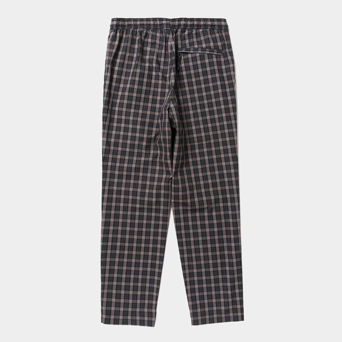 Cotton Check Sleeping PT / Black×Orange