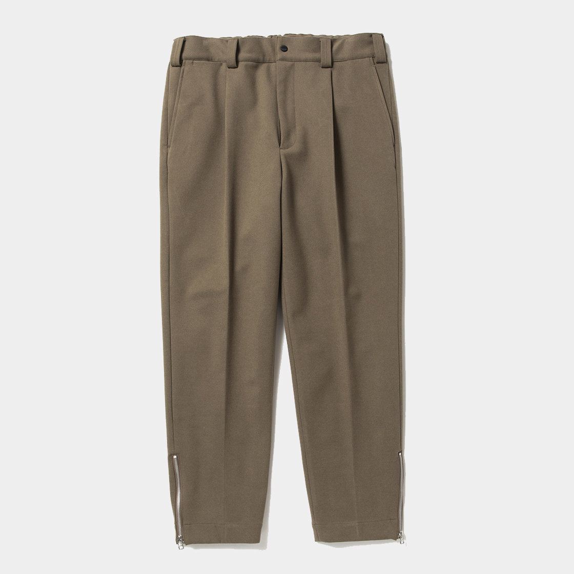 Zip Comfort Slacks / Brown