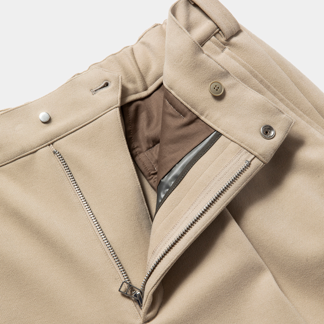 Zip Comfort Slacks / Ivory