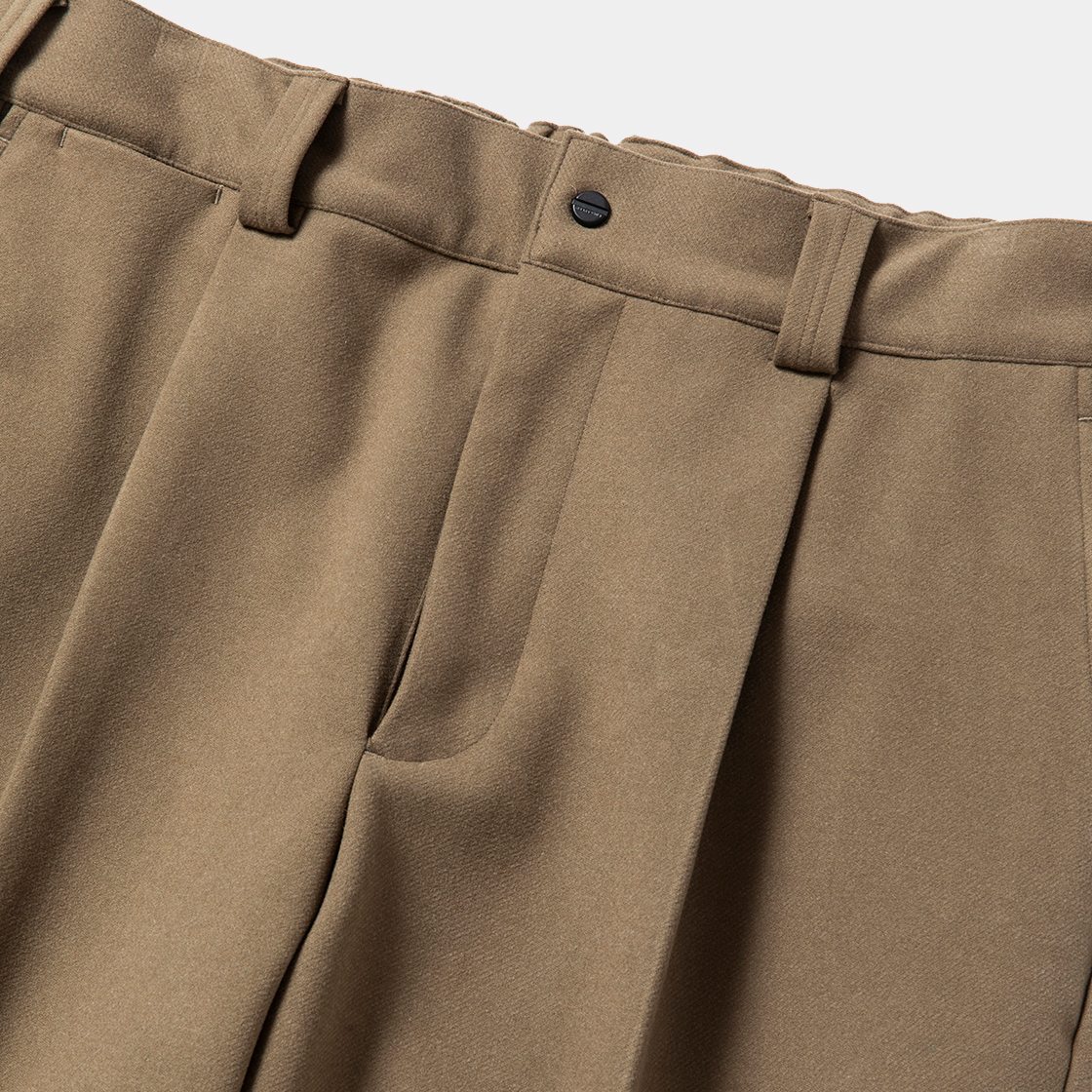 Zip Comfort Slacks / Brown