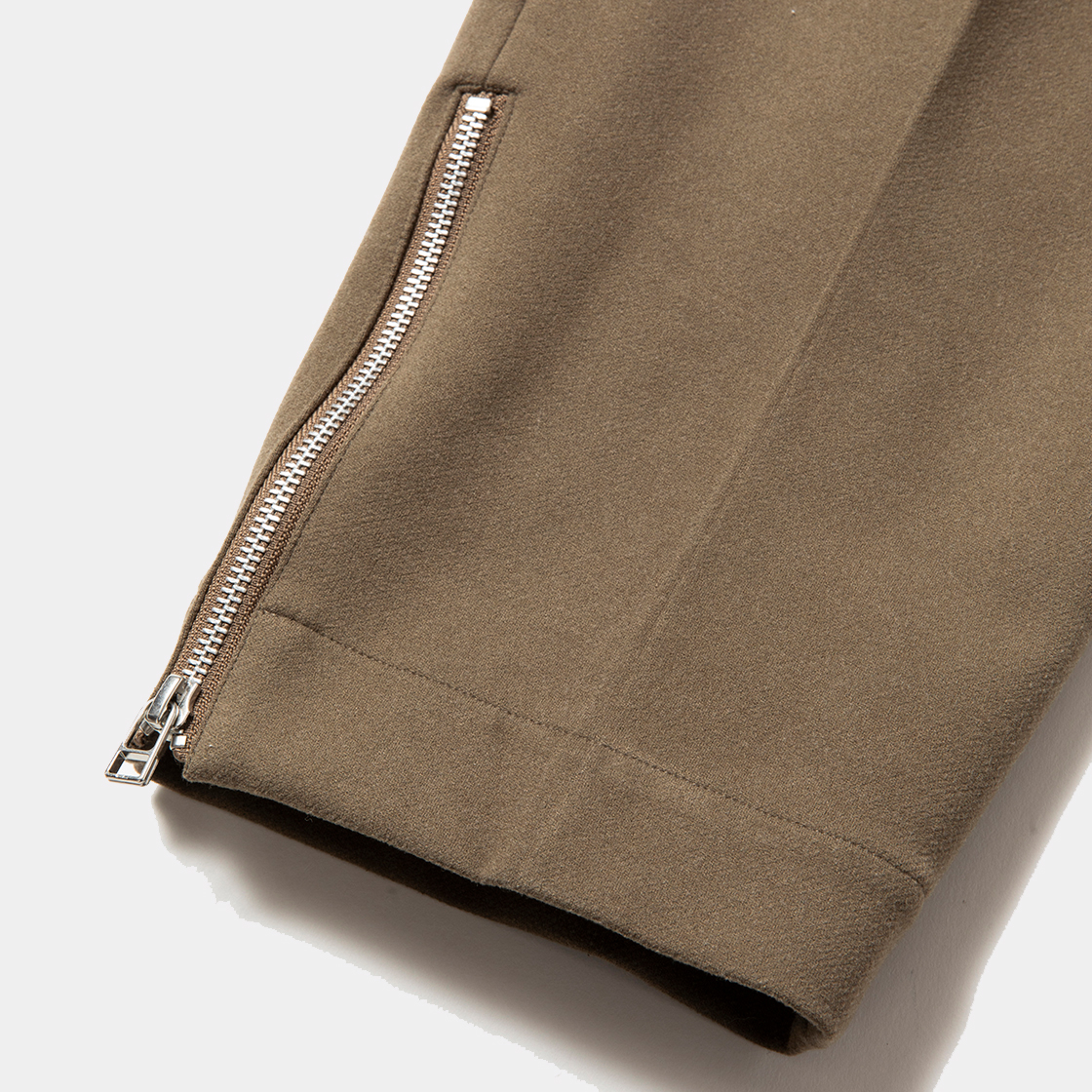 Zip Comfort Slacks / Brown