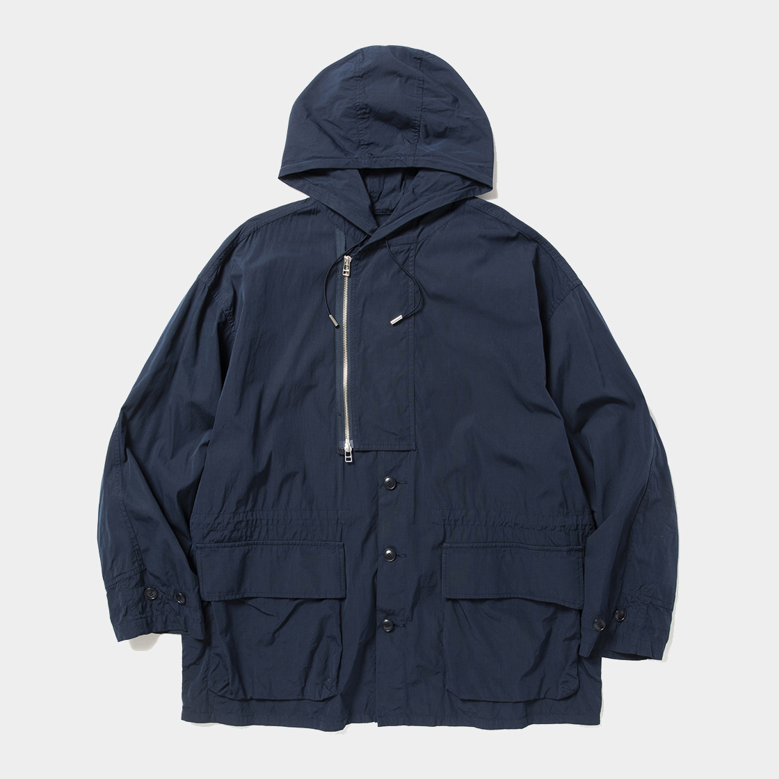 Trinity Cloth Shirt Hoodie / Navy