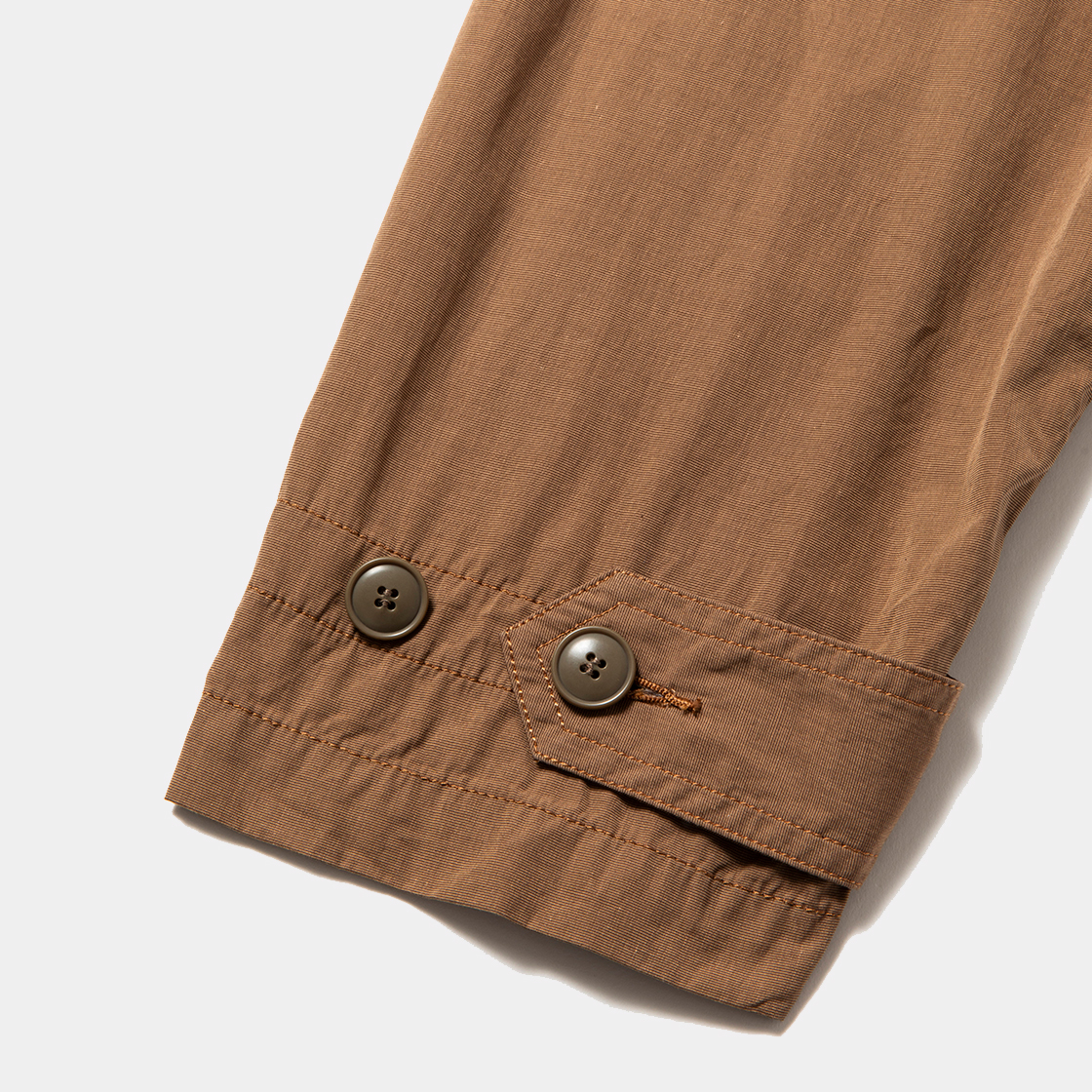 Trinity Cloth Shirt Hoodie / Rust Brown
