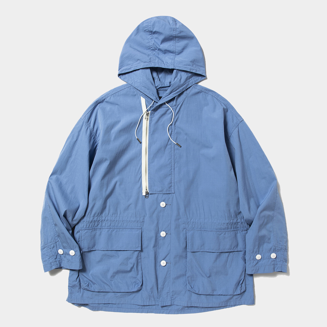 Trinity Cloth Shirt Hoodie / Sax
