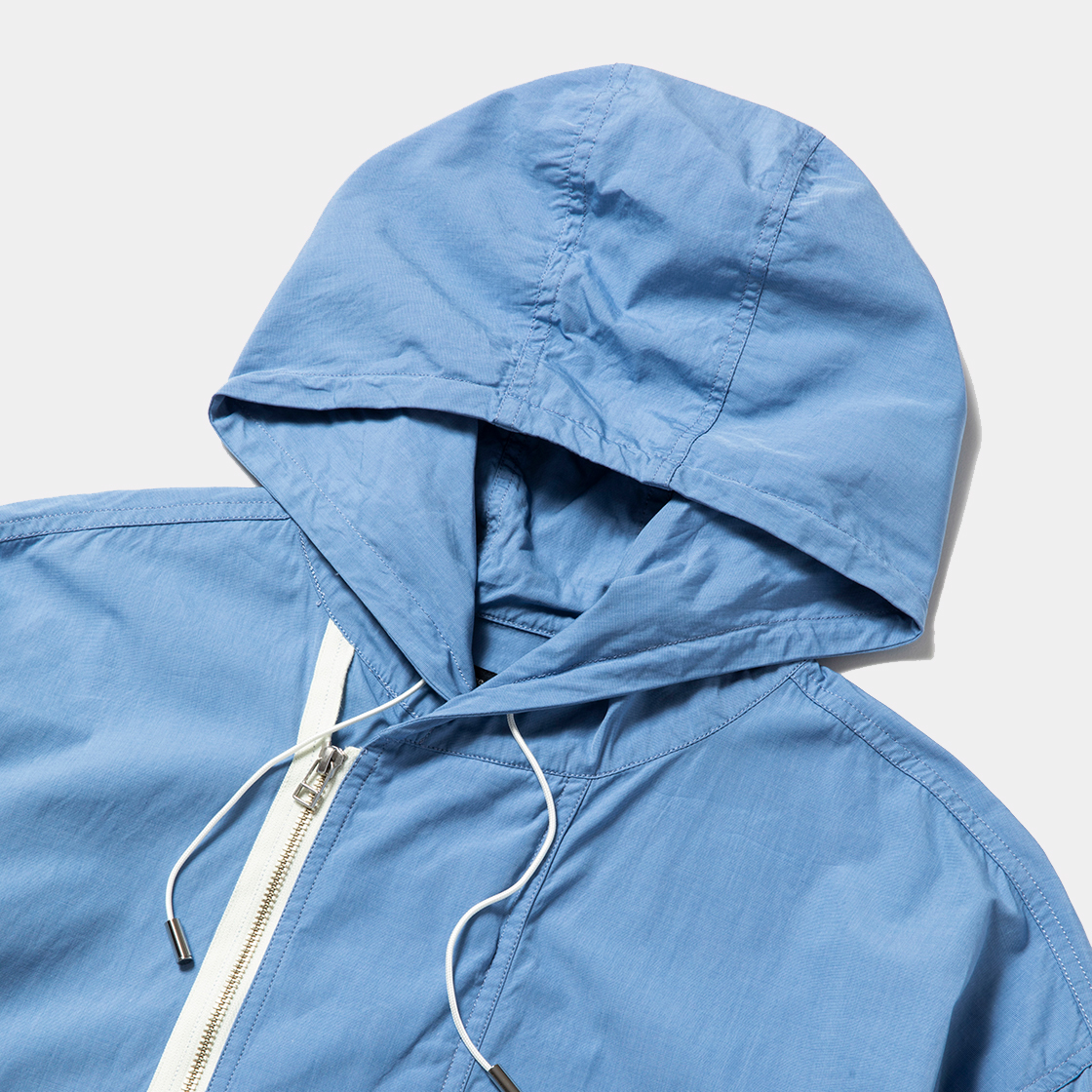 Trinity Cloth Shirt Hoodie / Sax