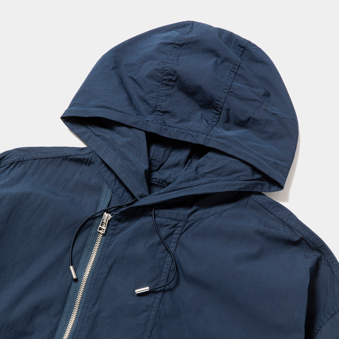 Trinity Cloth Shirt Hoodie / Navy