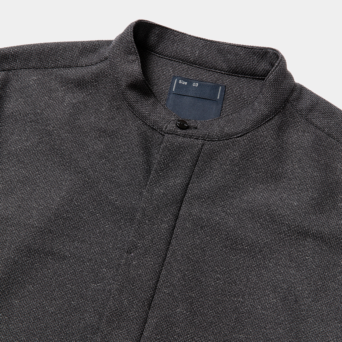 Tech Wool Fly Side OP SH / Charcoal