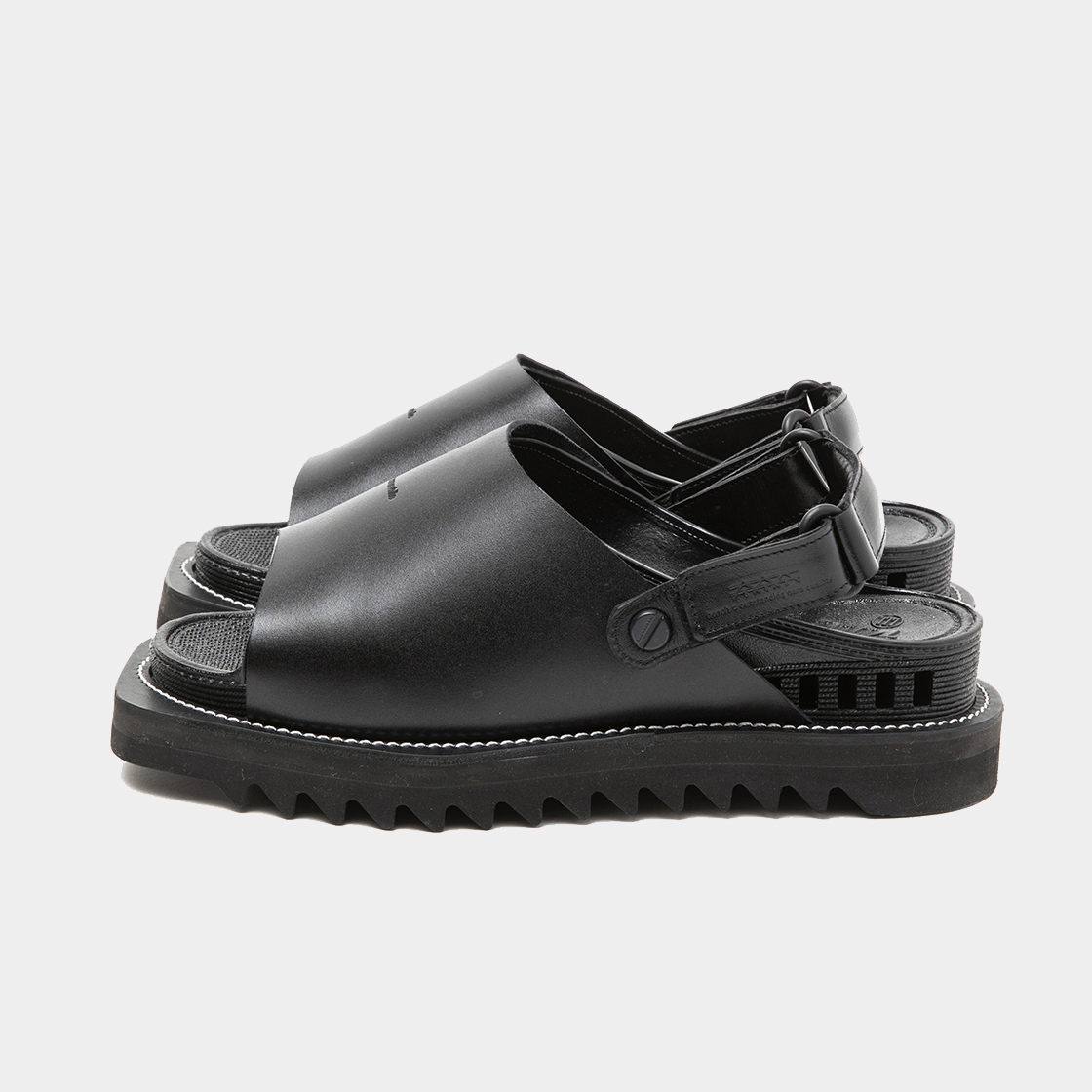 Overwrap Square Sandals Vibram® Sole / Lamp Black