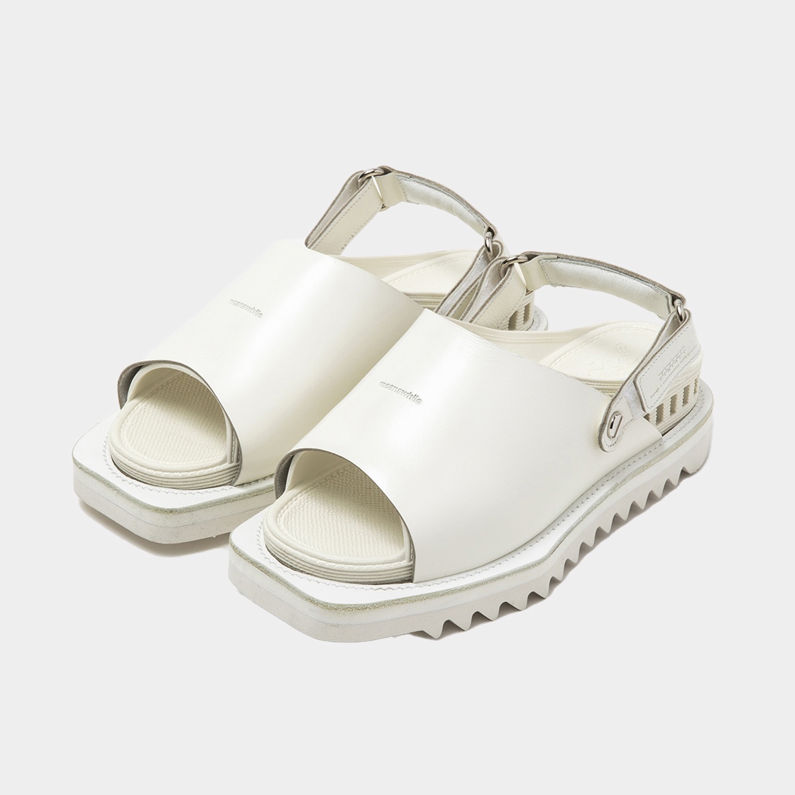 Overwrap Square Sandals Vibram® Sole / Off White