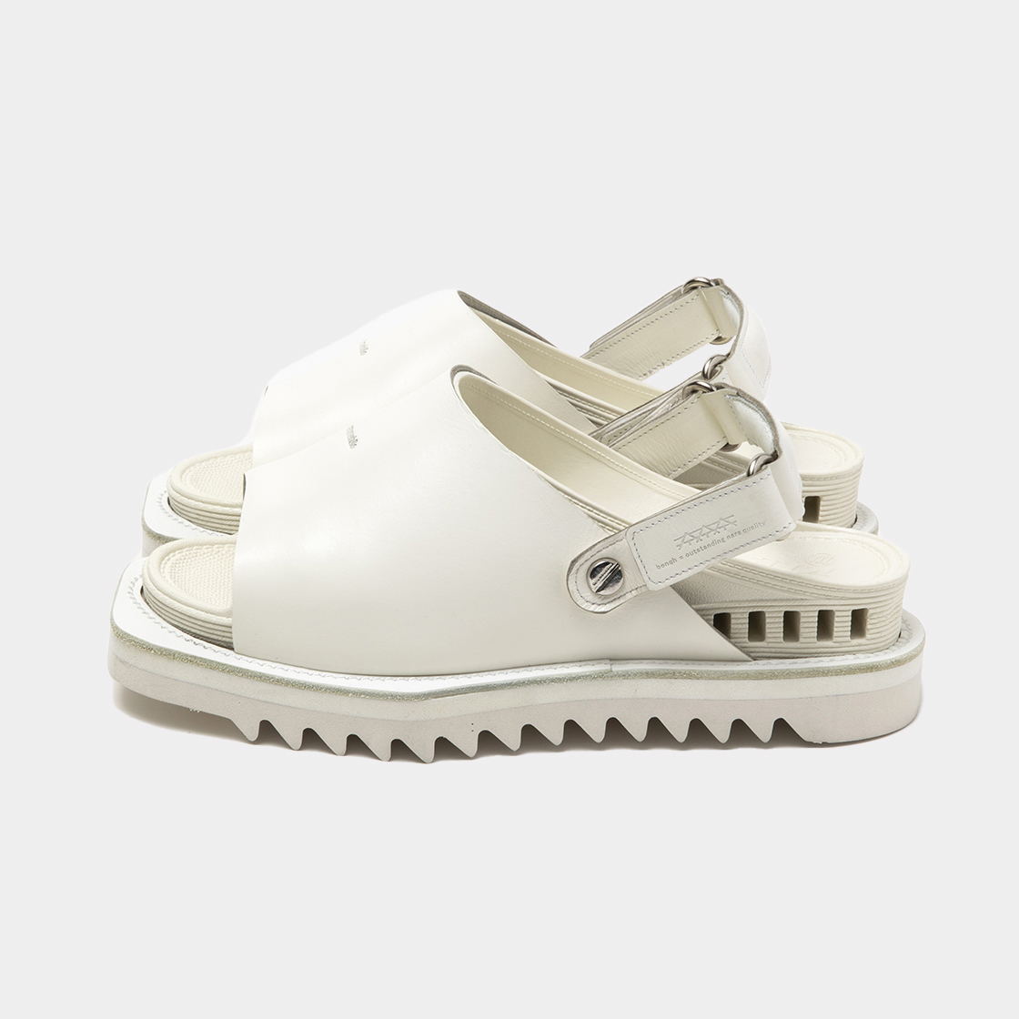 Overwrap Square Sandals Vibram® Sole / Off White