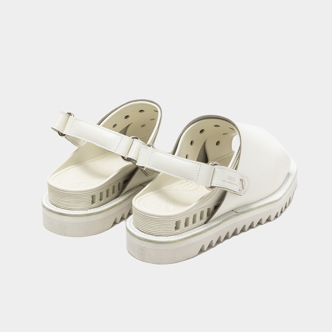 Overwrap Square Sandals Vibram® Sole / Off White
