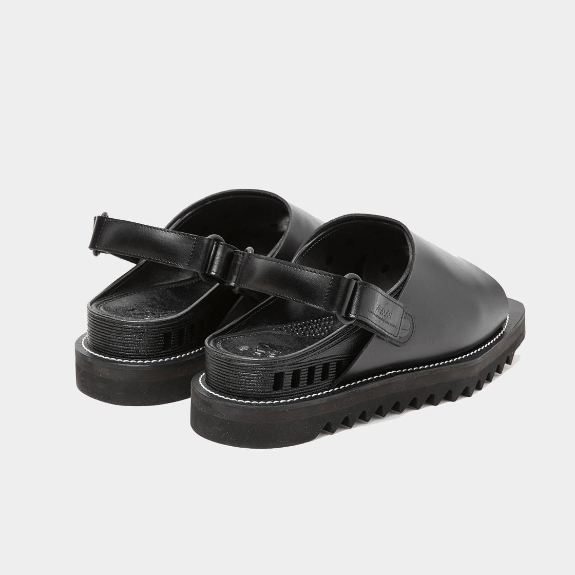 Overwrap Square Sandals Vibram® Sole / Lamp Black