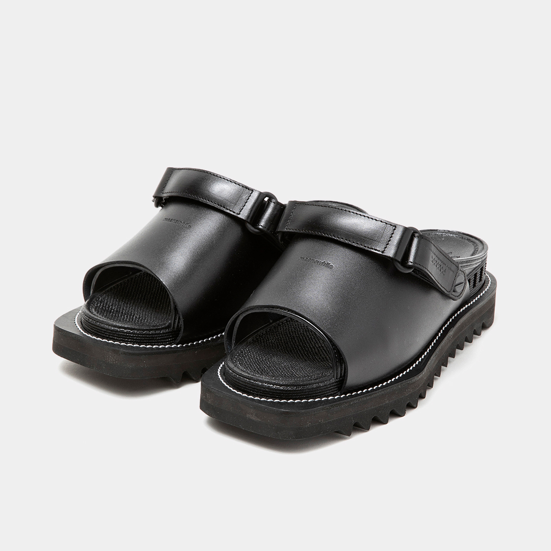 Overwrap Square Sandals Vibram® Sole / Lamp Black