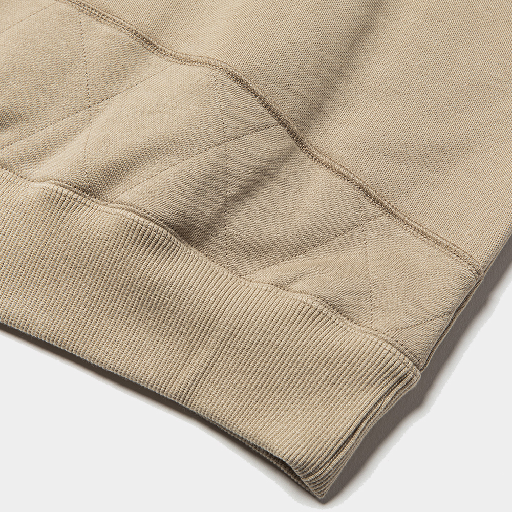 Crisp Pad Hoodie/Beige