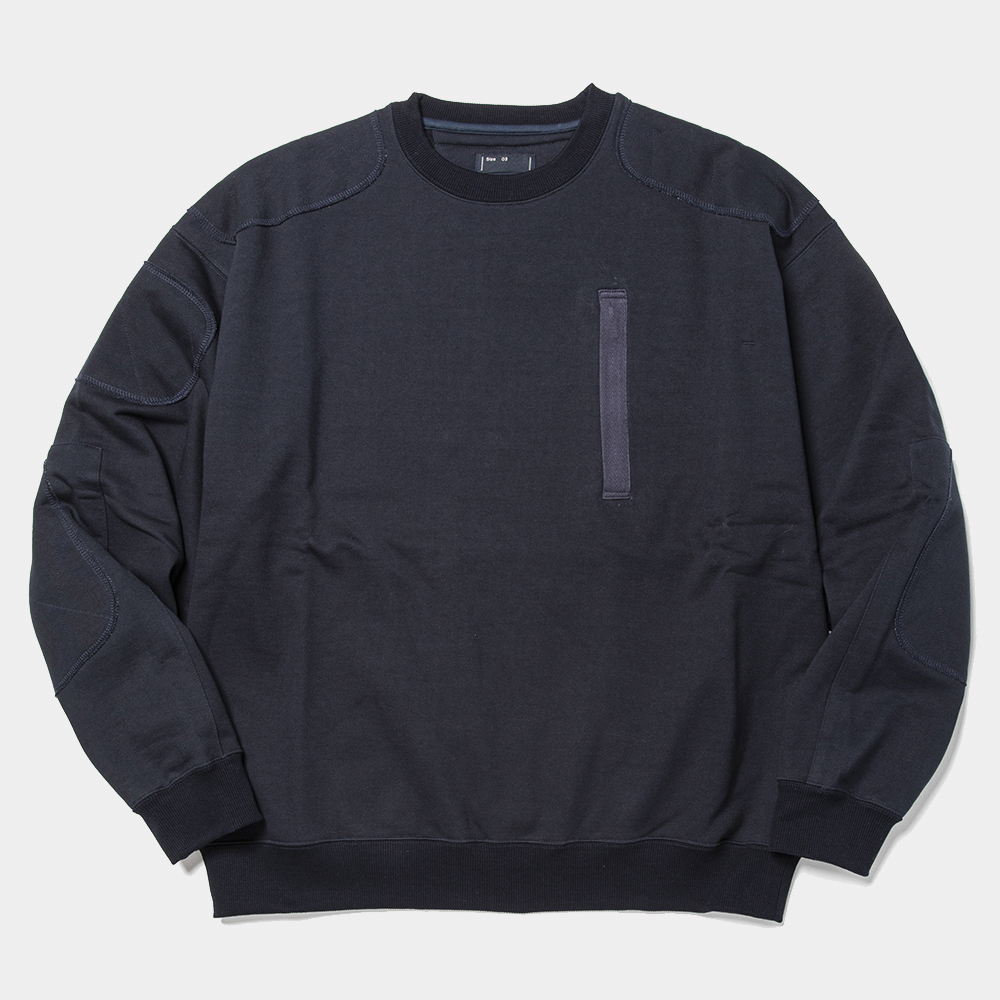 Crisp Pad Sweatshirt/Navy