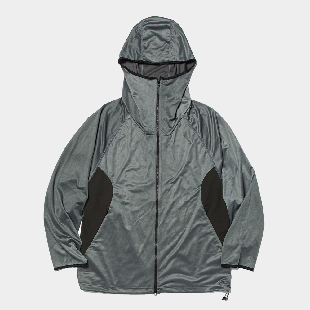 Ice Touch Zip Hoodie/Charcoal