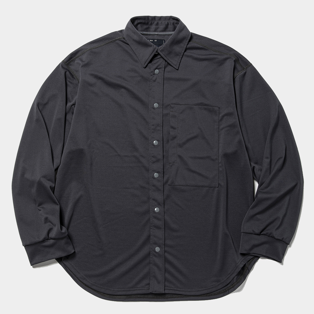 Dry Knit Snap SH/Charcoal