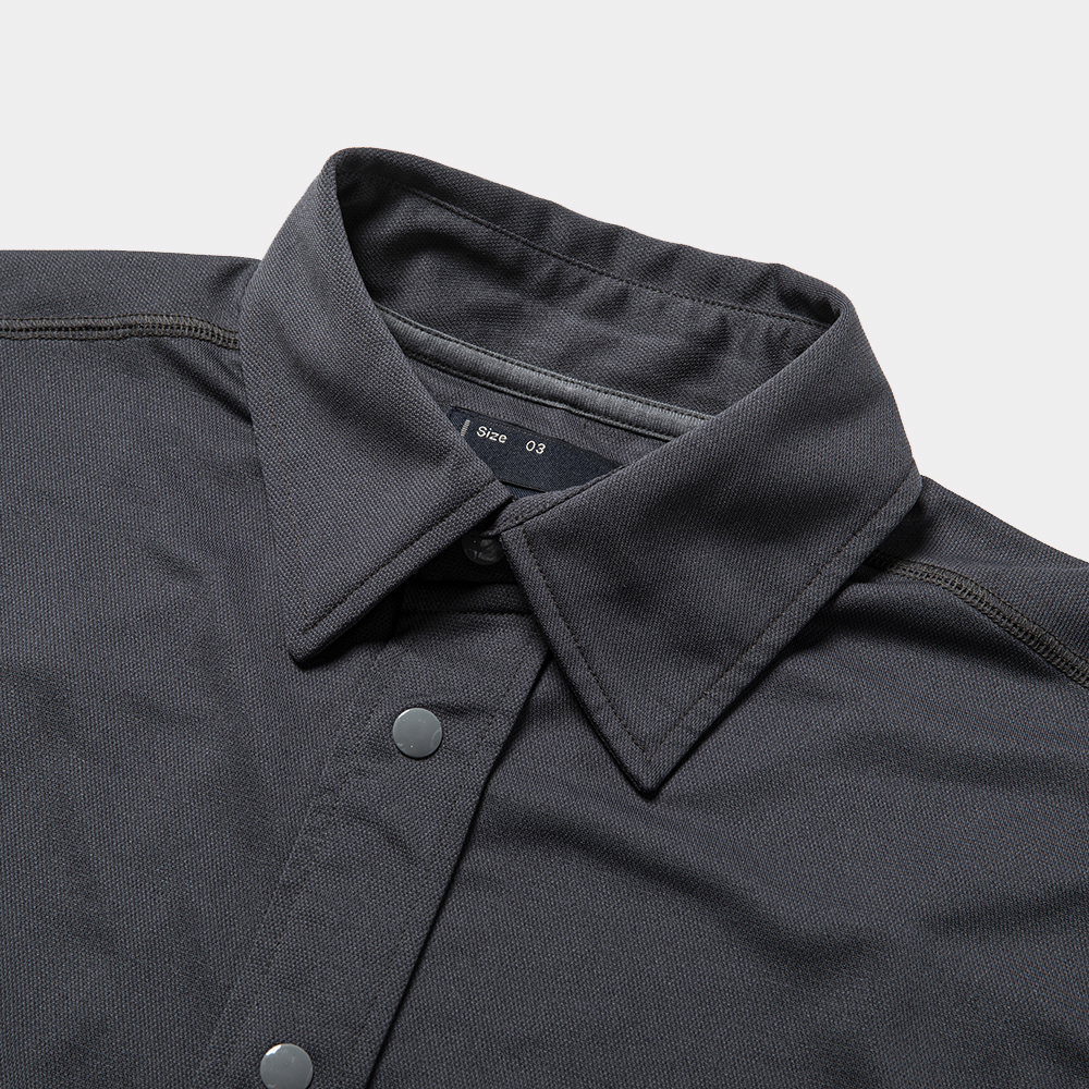 Dry Knit Snap SH/Charcoal