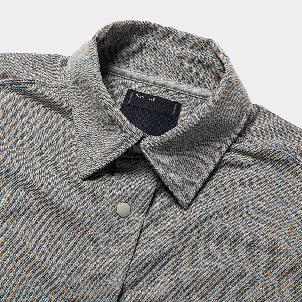 Dry Knit Snap SH/Blue Grey
