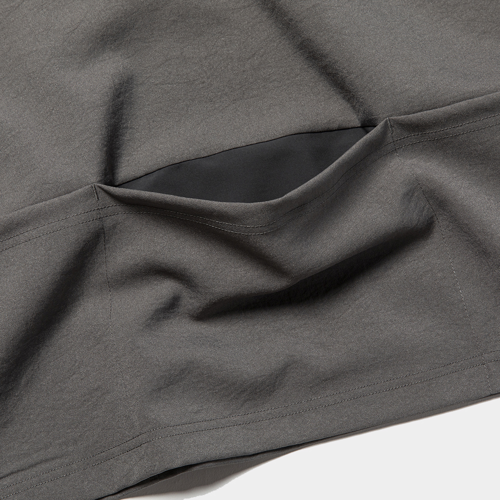 Packable Pocket Tee/Charcoal