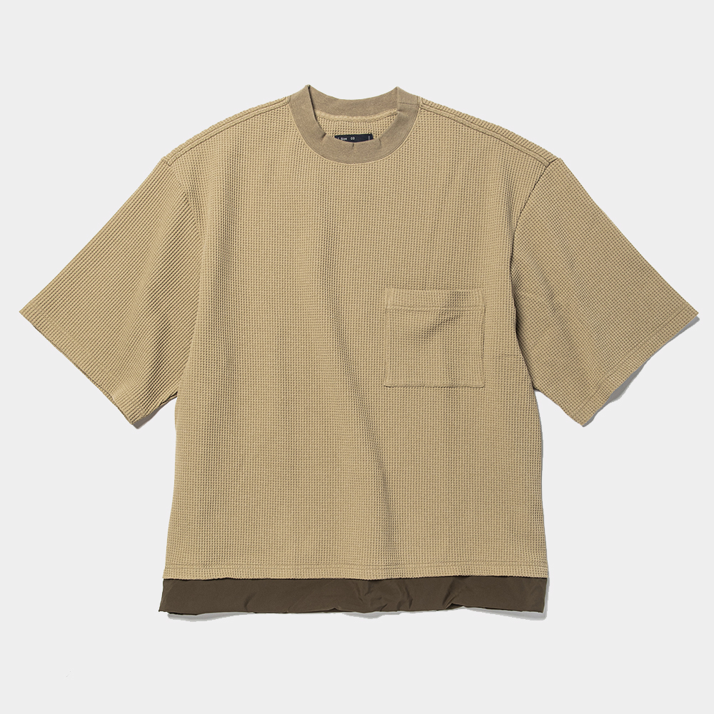 SOLOTEX® Waffle S/S Tee/Beige