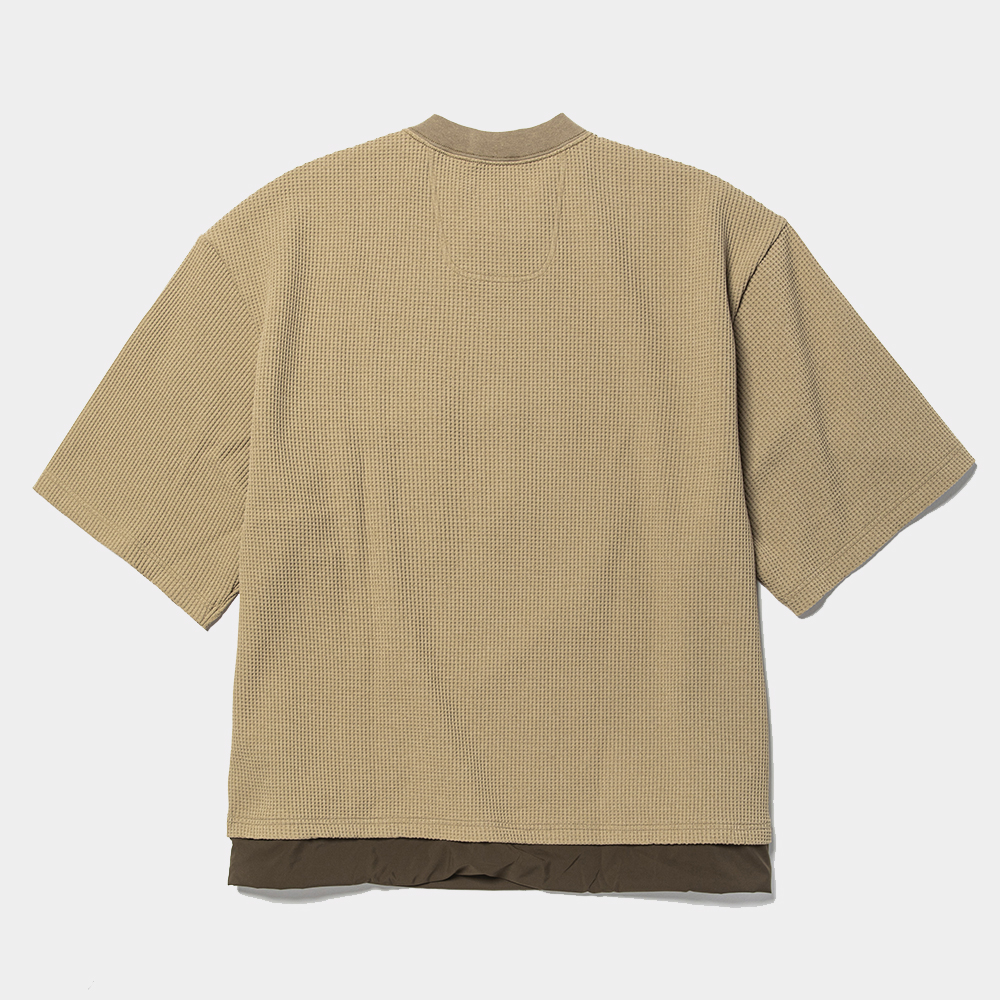 SOLOTEX® Waffle S/S Tee/Beige