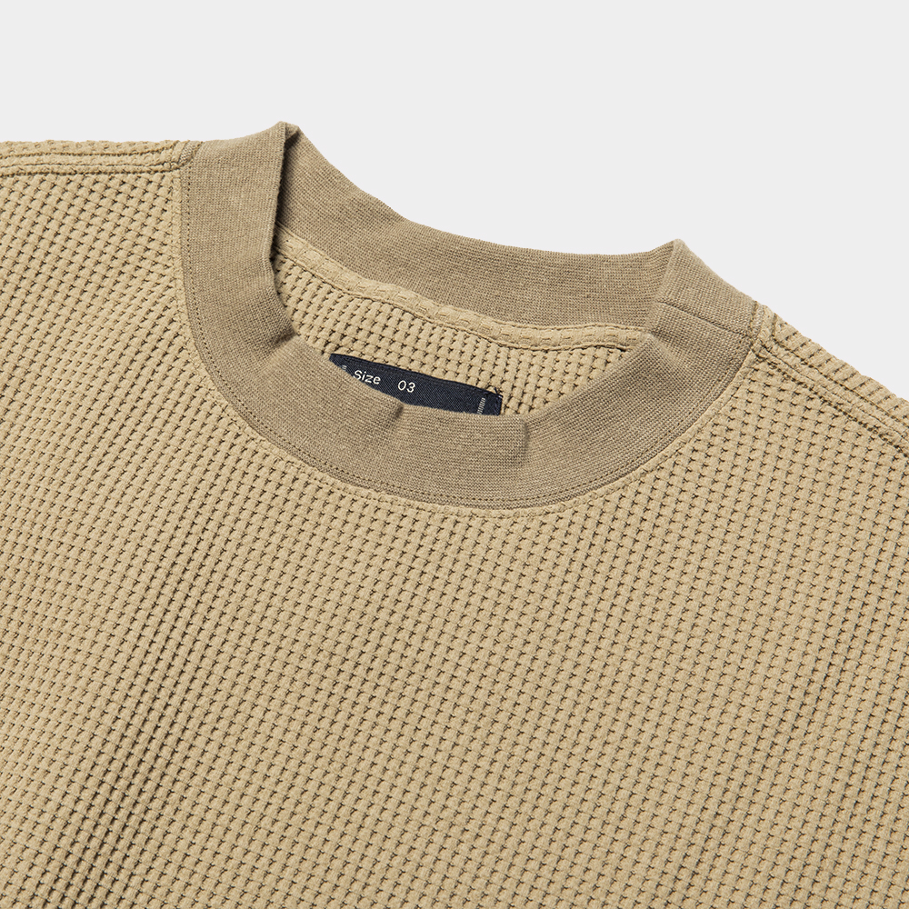SOLOTEX® Waffle S/S Tee/Beige