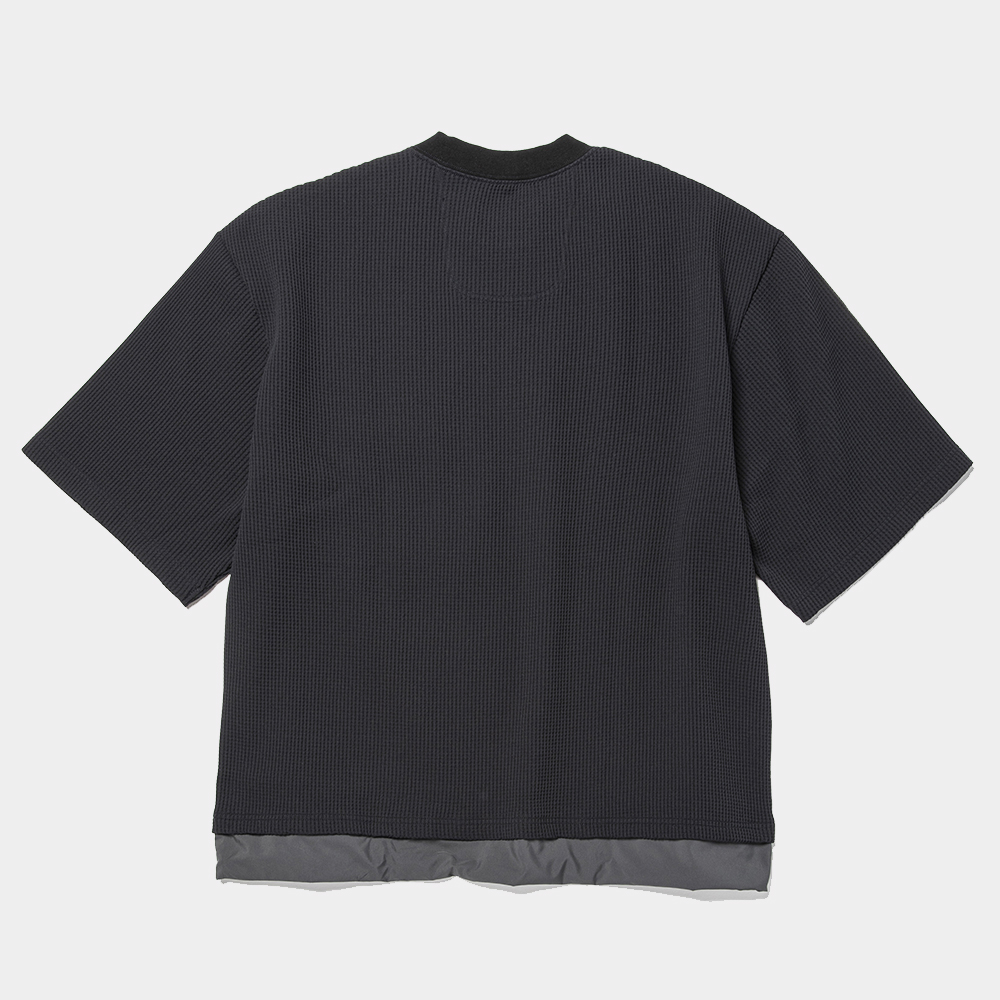 SOLOTEX® Waffle S/S Tee/Off Black