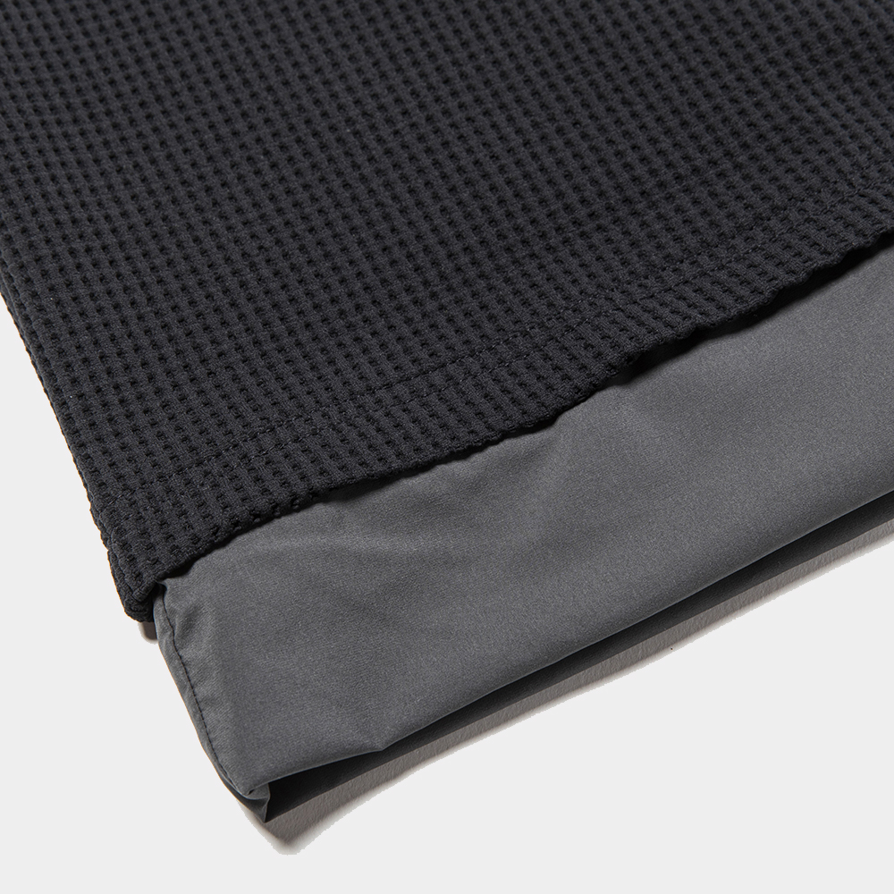 SOLOTEX® Waffle S/S Tee/Off Black