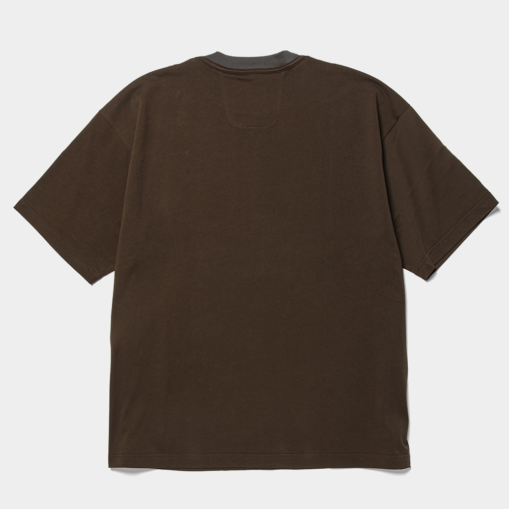 Crisp S/S Tee/D.Brown