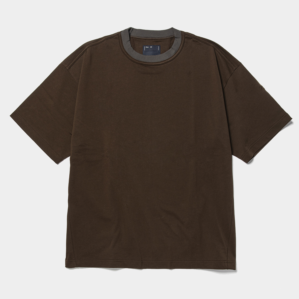 Crisp S/S Tee/D.Brown