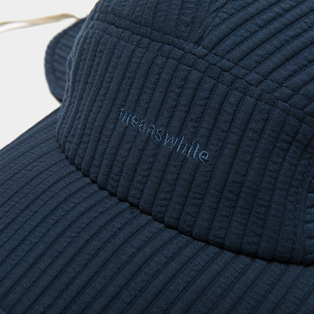 Uneven Fabric Cover Cap/Beige