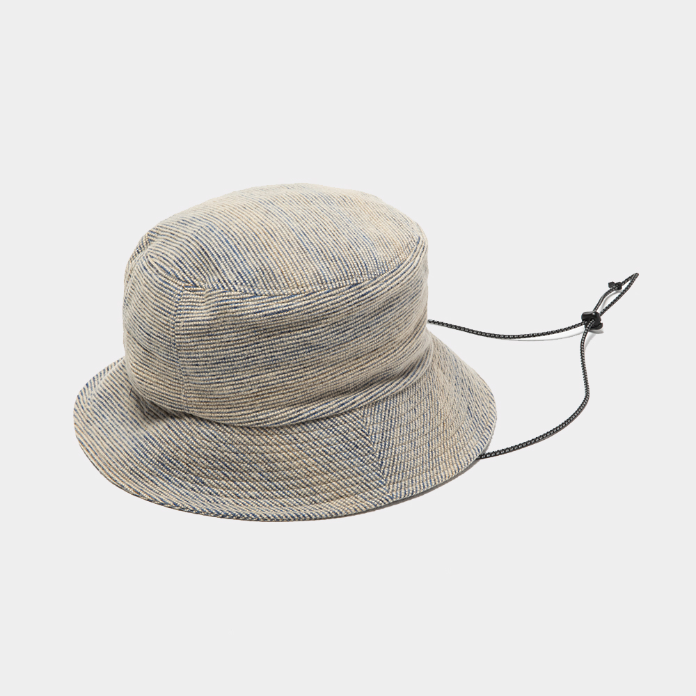 Hombre Sashiko Stitch Adjustable Hat/Sunset