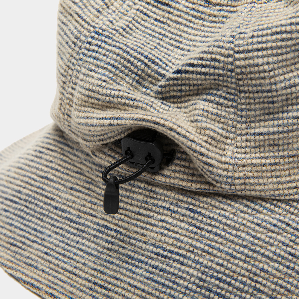 Hombre Sashiko Stitch Adjustable Hat/Sunset