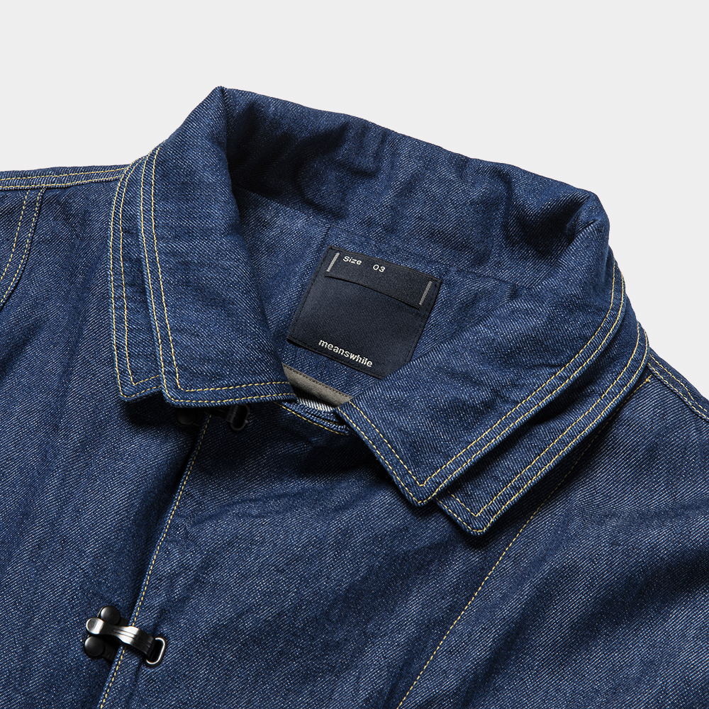 Denim Double Collar JKT/Indigo