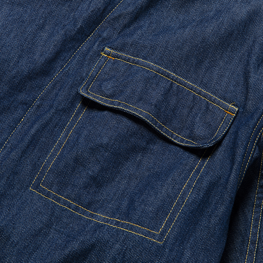 Denim Double Collar JKT/Indigo