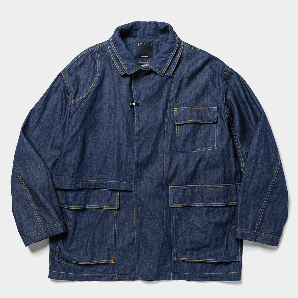 Denim Double Collar JKT/Indigo