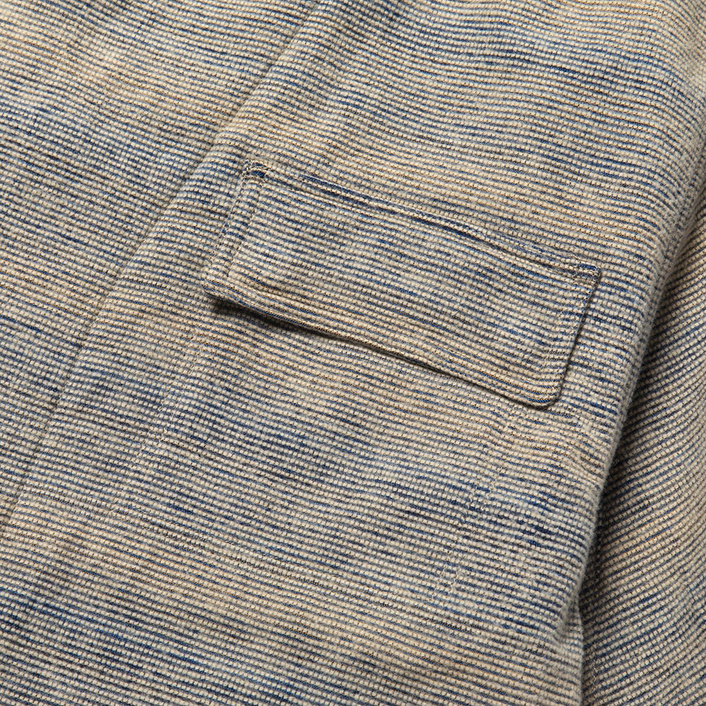 Hombre Sashiko Stitch Double Collar JKT/Sunset