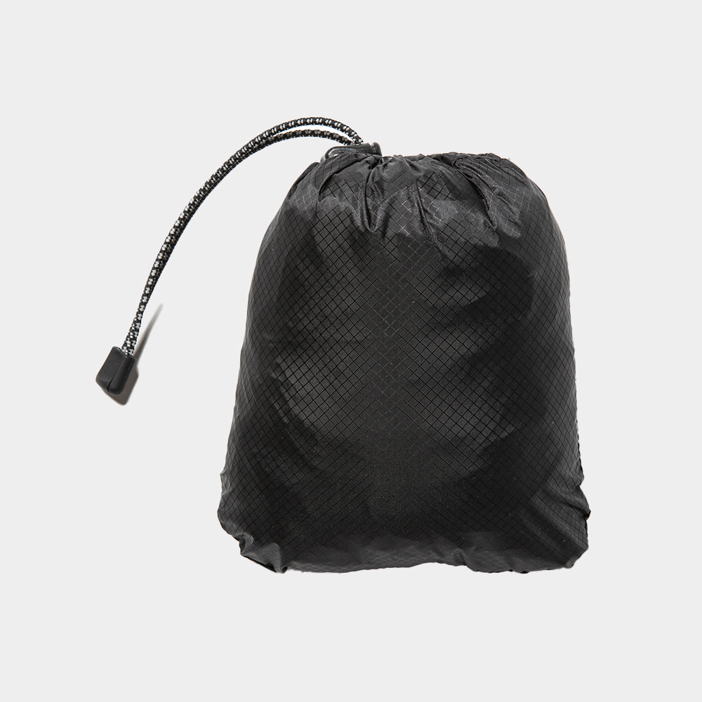 Cordura® Ripstop Packable Poncho/Lamp Black