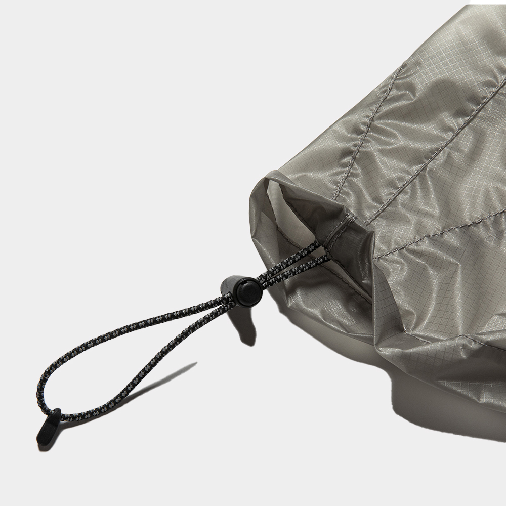 Cordura® Ripstop Packable Poncho/Silver Grey
