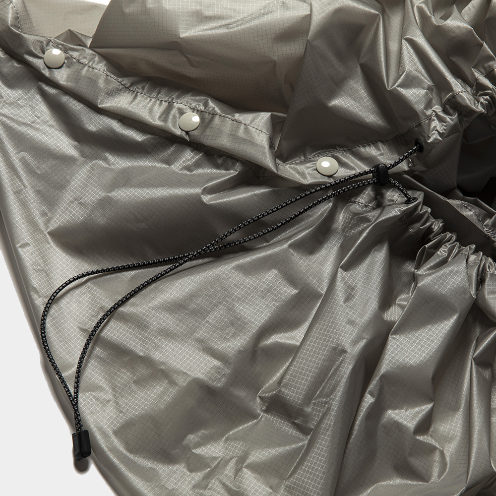Cordura® Ripstop Packable Poncho/Silver Grey