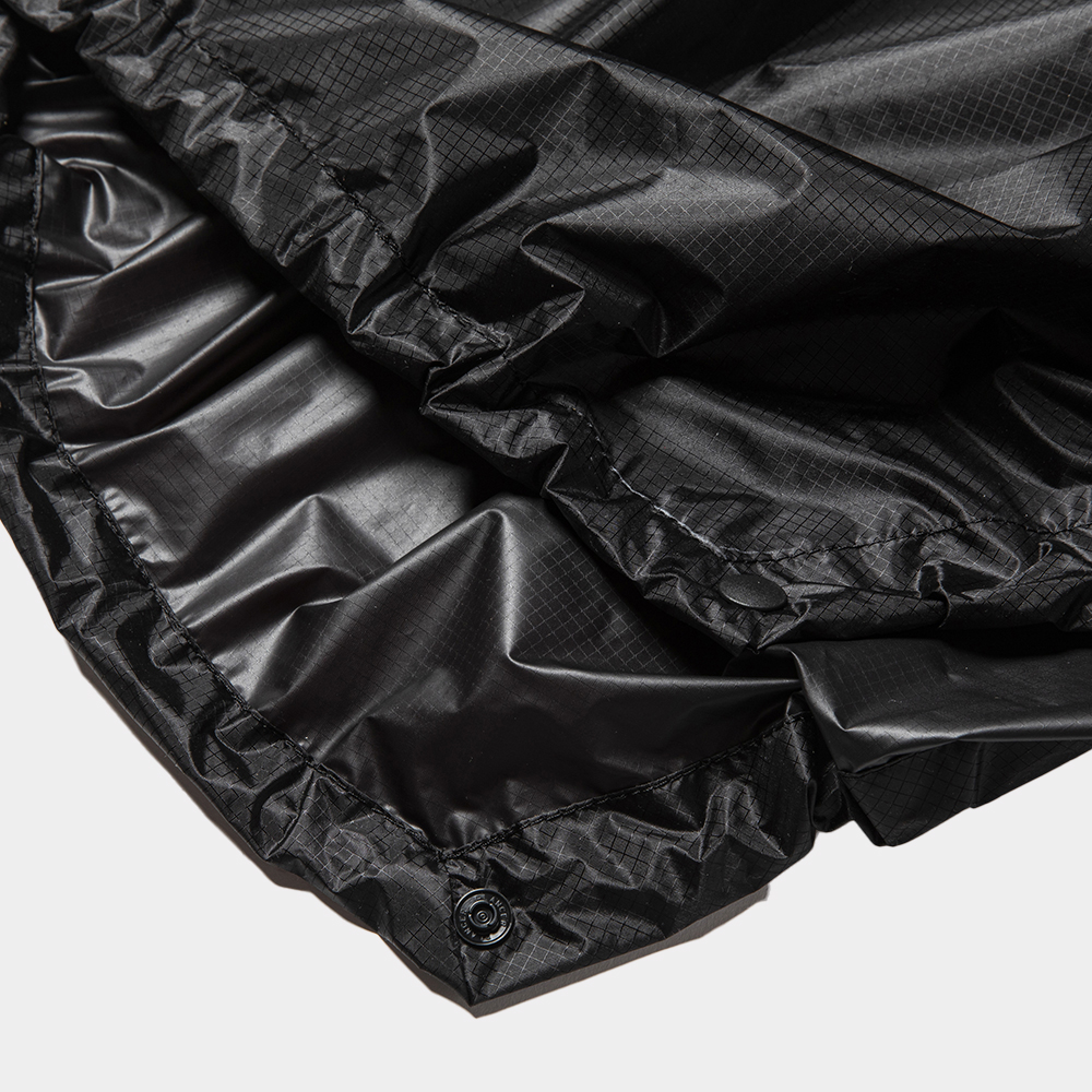 Cordura® Ripstop Packable Poncho/Lamp Black