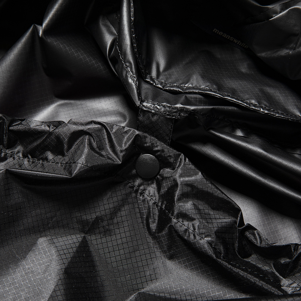 Cordura® Ripstop Packable Poncho/Lamp Black