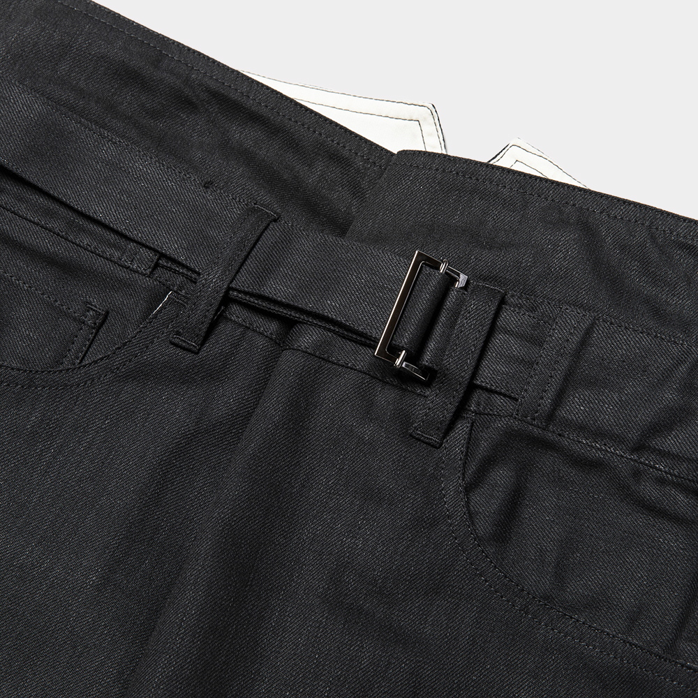 Denim Wrap PT/Black Denim