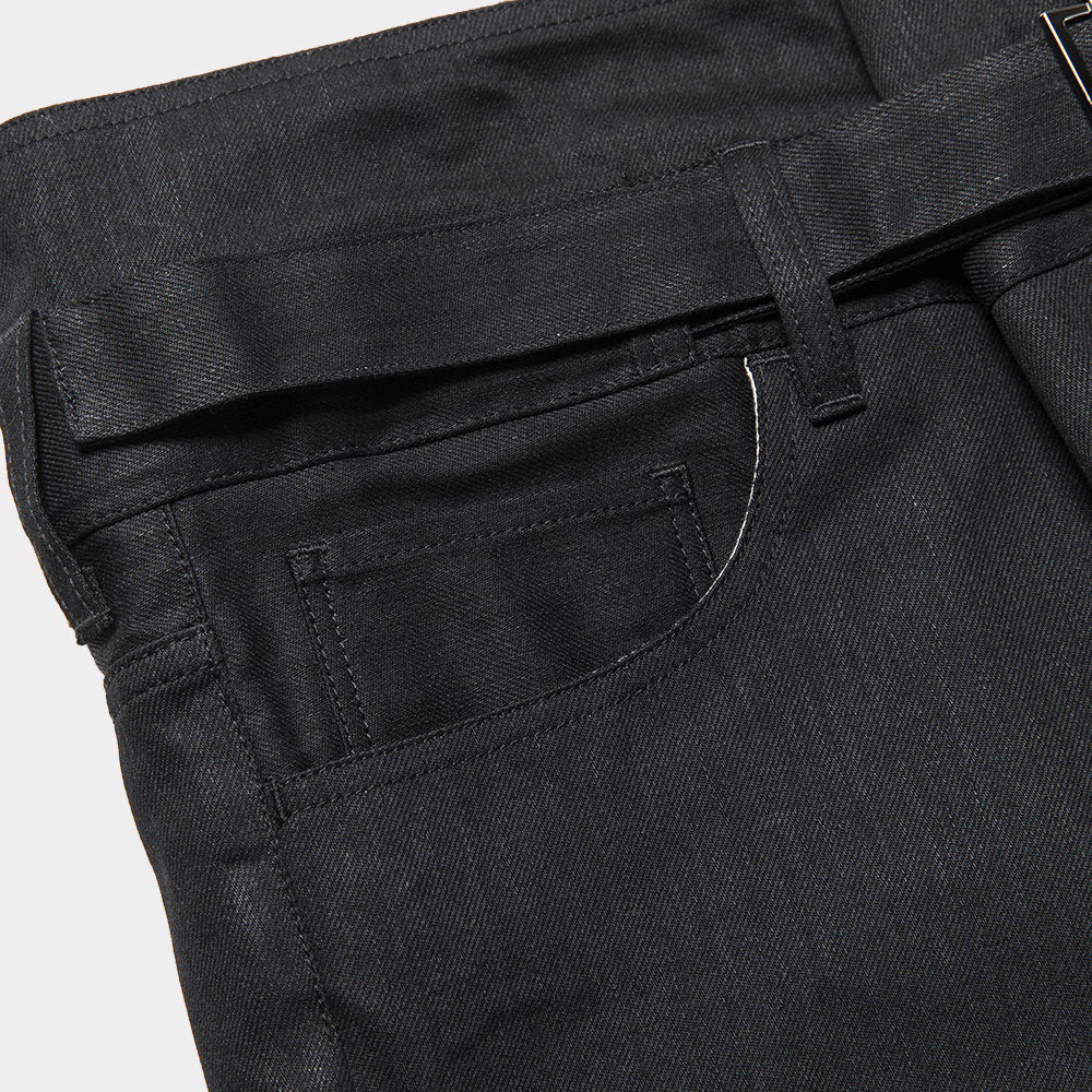 Denim Wrap PT/Black Denim