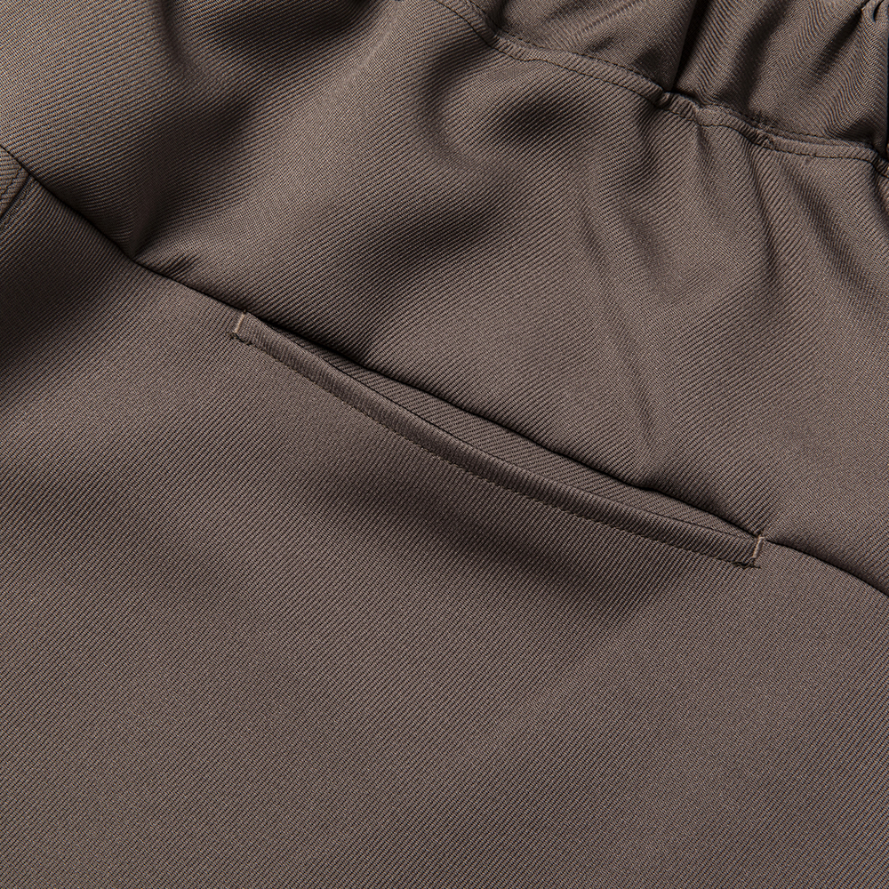 Triple Cloth Easy Trouser/D.Brown